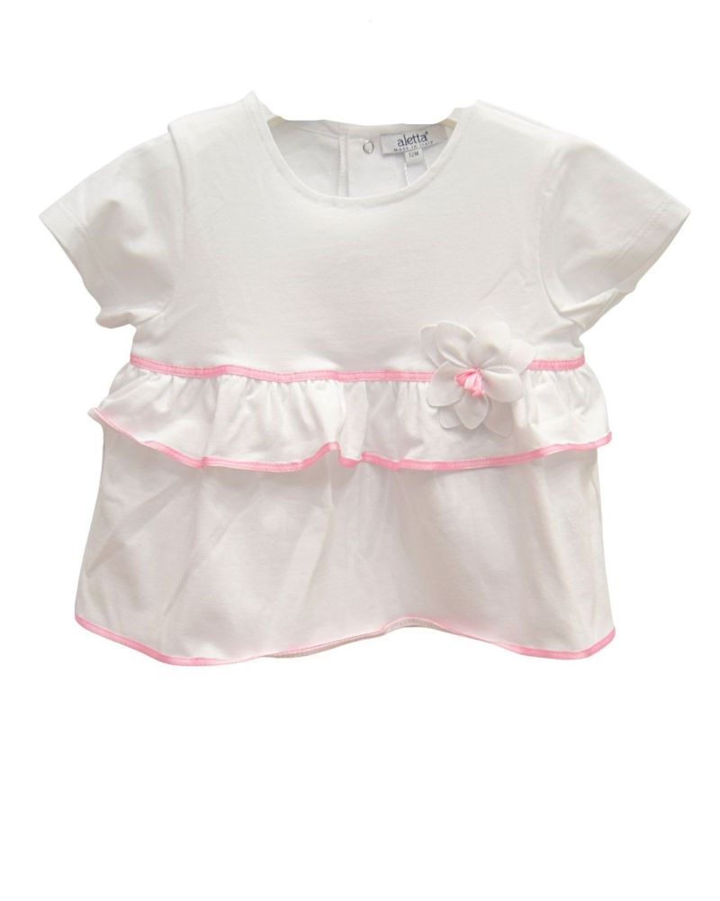Top Aletta Bimba Bianco