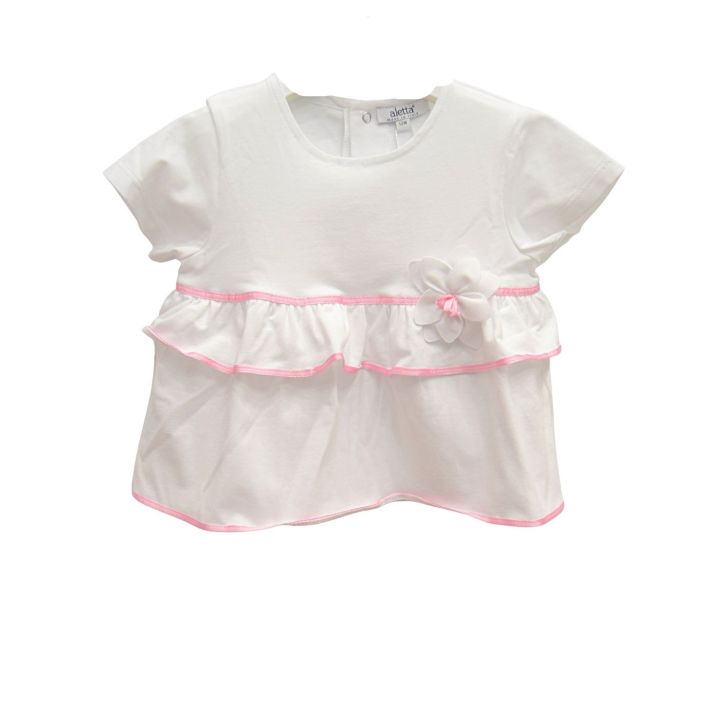 Top Aletta Bimba Bianco