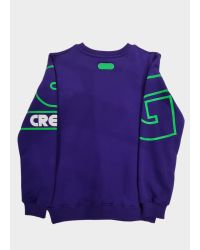 Felpa GCDS Bambini e ragazzi Viola - Autunno/Inverno