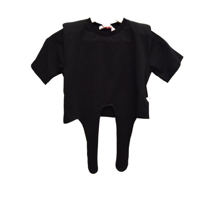 T-shirt Kontatto Bambine e ragazze Nero