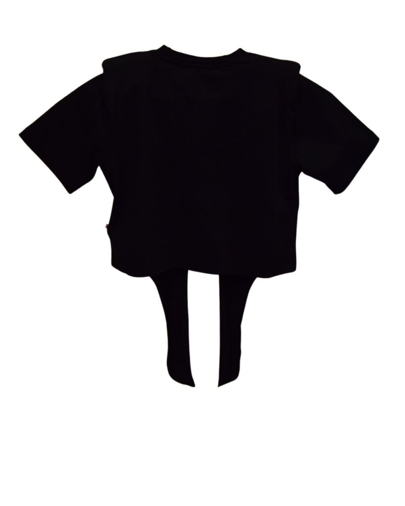 T-shirt Kontatto Bambine e ragazze Nero - Primavera/Estate