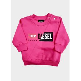 Felpa Diesel Bimba Fucsia - Autunno/Inverno
