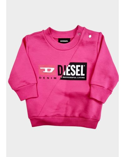 Felpa Diesel Bimba Fucsia - Autunno/Inverno