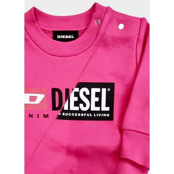 Felpa Diesel Bimba Fucsia - Autunno/Inverno