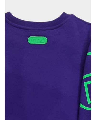 Felpa GCDS Bambini e ragazzi Viola - Autunno/Inverno