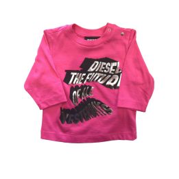 T-shirt Diesel Bimba Fucsia