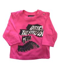 T-shirt Diesel Bimba Fucsia