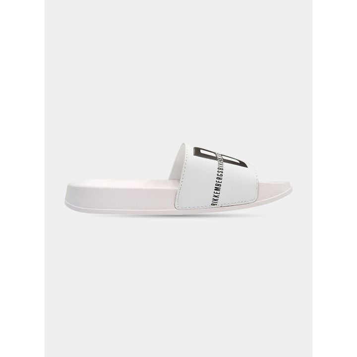 Ciabatta Bikkembergs bianca vista dall'altro lato