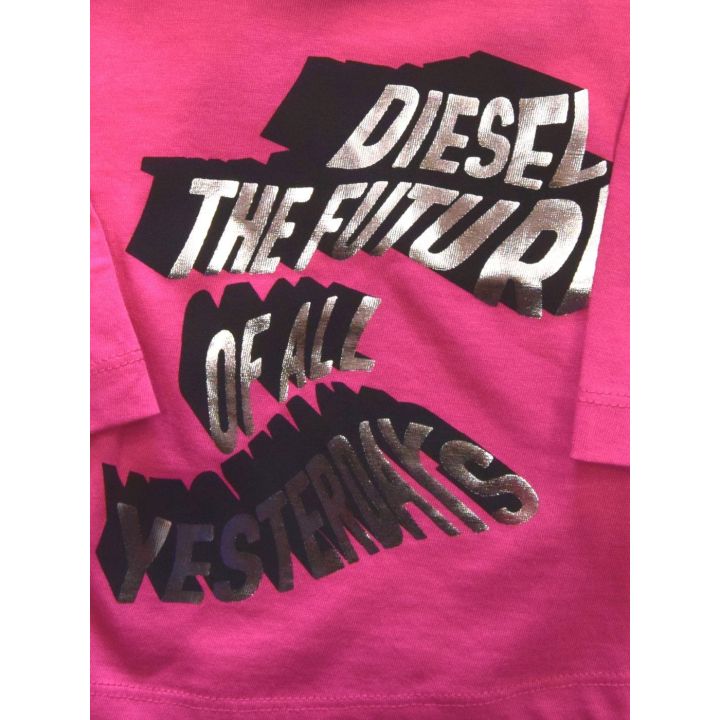 T-shirt Diesel Bimba Fucsia - Autunno/Inverno
