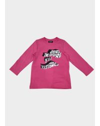 T-shirt Diesel Bimba Fucsia