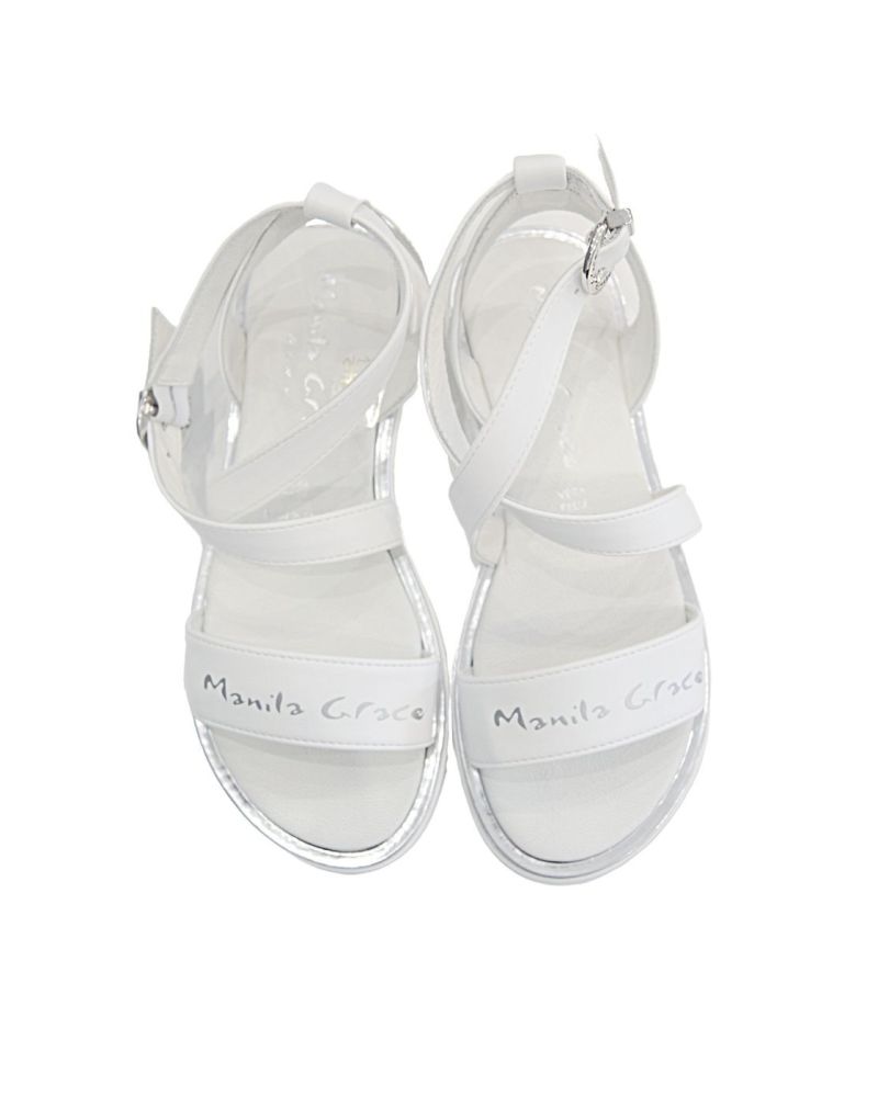 Sandalo Manila Grace Bambine e ragazze Bianco - Primavera/Estate