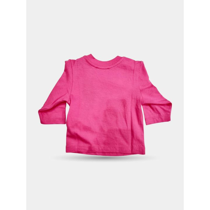 Retro della maglietta Diesel fucsia a maniche lunghe