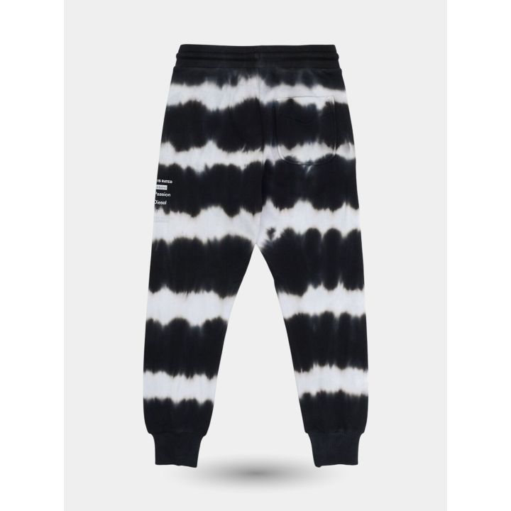 Retro dei pantaloni tuta Diesel tie-dye con polsini alle caviglie