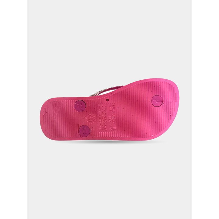 Suola della ciabatta infradito Ipanema rosa con i tasselli