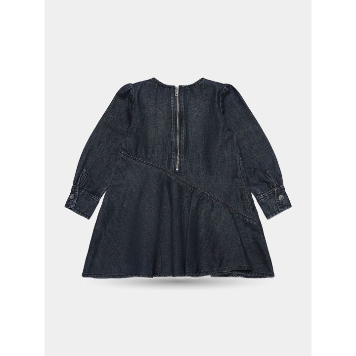 Retro dell'abito di jeans Diesel con zip lunga e polsini a bottone