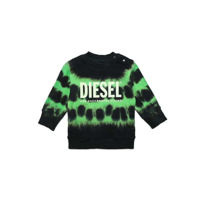 Felpa Diesel Bimbo Verde - Autunno/Inverno