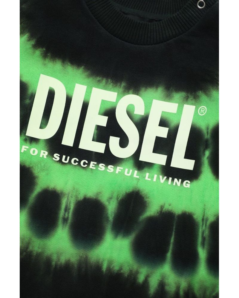 Felpa Diesel Bimbo Verde - Autunno/Inverno