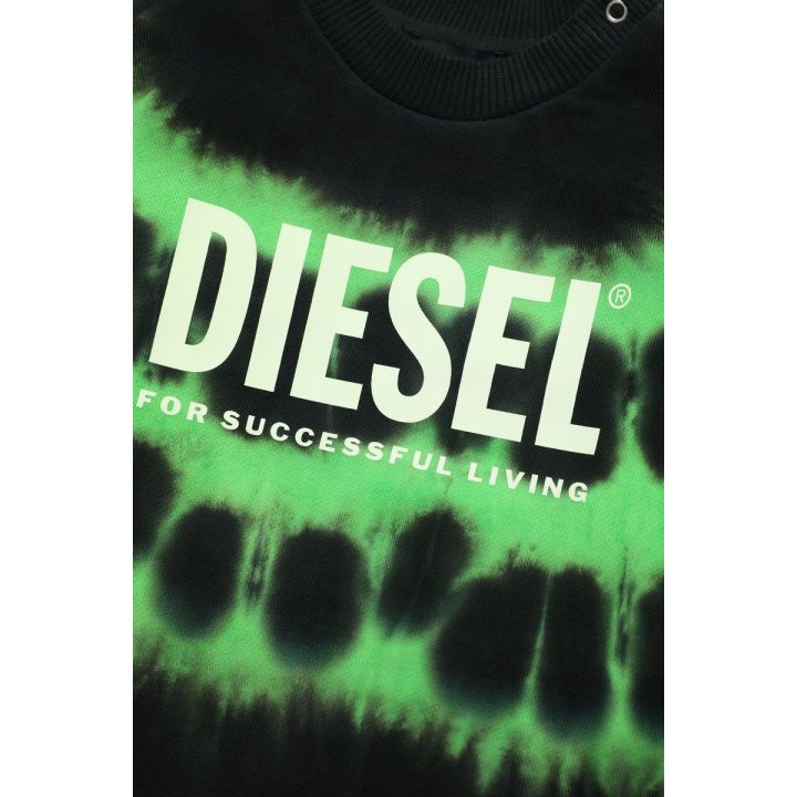 Felpa Diesel Bimbo Verde - Autunno/Inverno