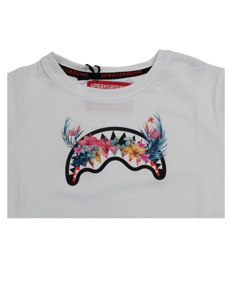 T-shirt Sprayground Bambine e ragazze Bianco - Primavera/Estate