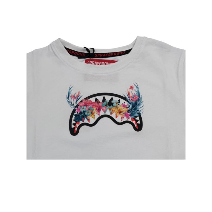T-shirt Sprayground Bambine e ragazze Bianco - Primavera/Estate