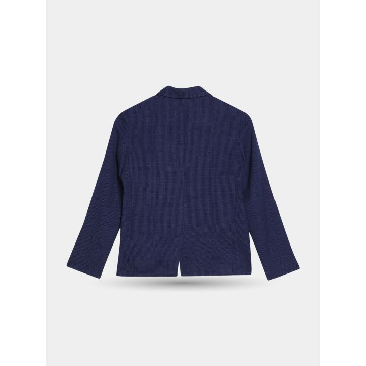Retro della giacca elegante Liu Jo blu con spacco centrale