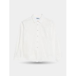 Camicia Liu Jo bianca con taschino e bottoni a contrasto, vista frontale