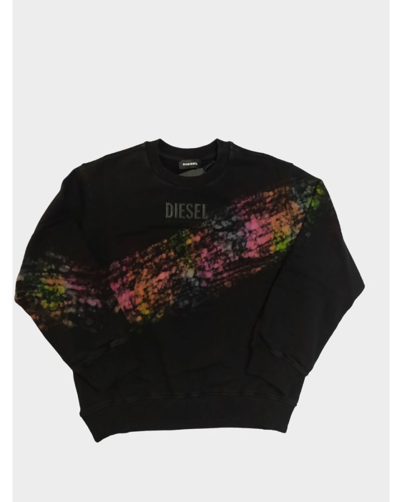 Felpa Diesel Bambini e ragazzi Nero
