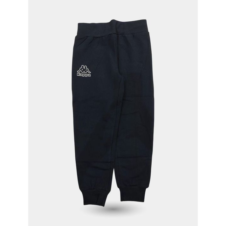 Pantalone blu della tuta Kappa con logo sulla gamba