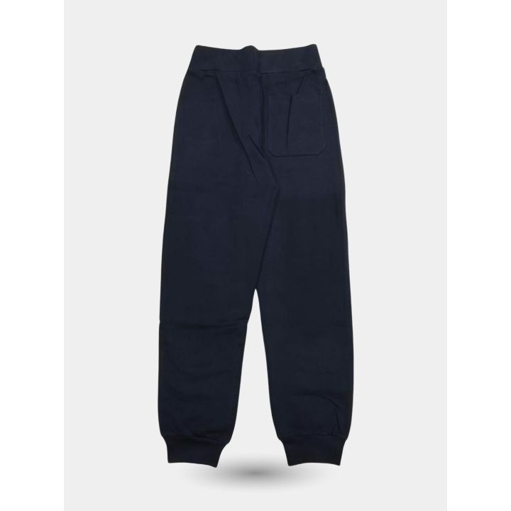 Retro del pantalone blu della tuta Kappa con taschino