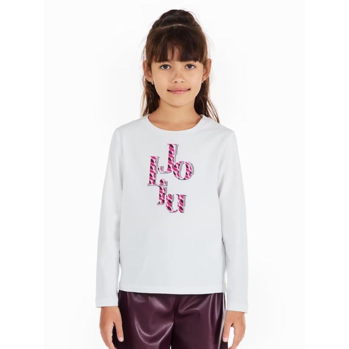 T-shirt Liu Jo Bambine e ragazze Bianco