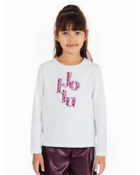 T-shirt Liu Jo Bambine e ragazze Bianco
