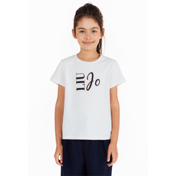 T-shirt Liu Jo Bambine e ragazze Bianco - Continuativa