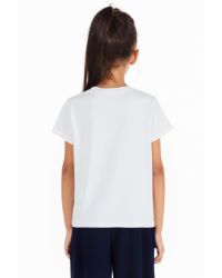 T-shirt Liu Jo Bambine e ragazze Bianco - Continuativa