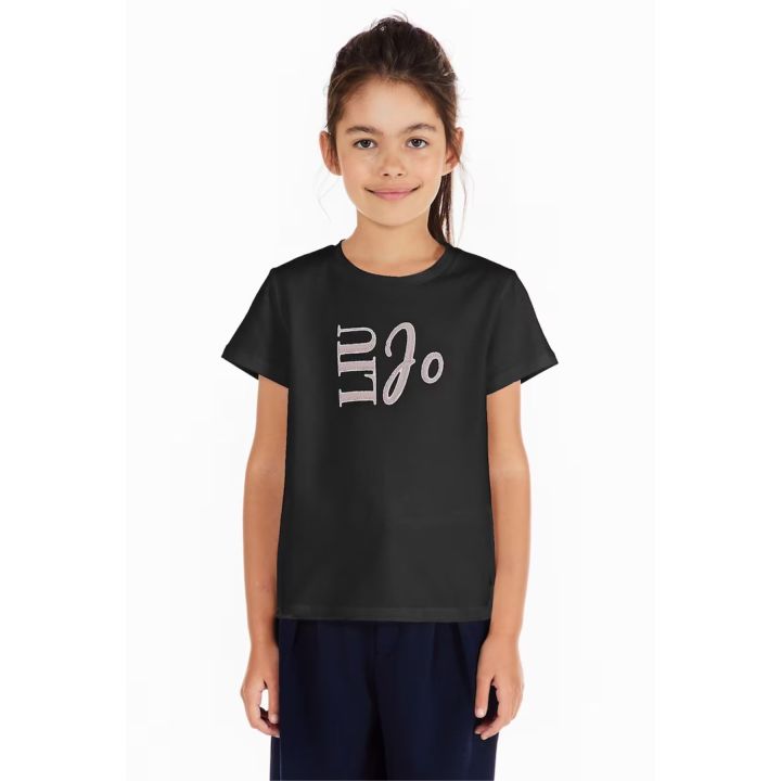T-shirt Liu Jo Bambine e ragazze Nero - Continuativa
