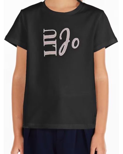 T-shirt Liu Jo Bambine e ragazze Nero - Continuativa