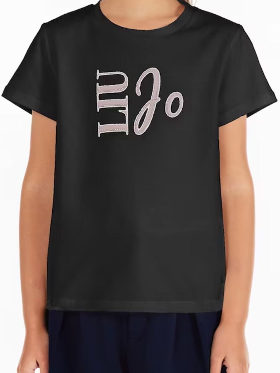 T-shirt Liu Jo Bambine e ragazze Nero - Continuativa