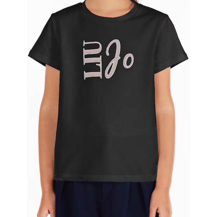 T-shirt Liu Jo Bambine e ragazze Nero - Continuativa