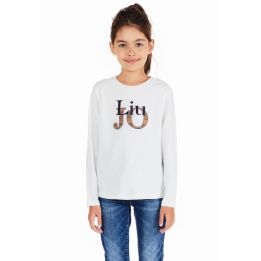 T-shirt Liu Jo Bambine e ragazze Bianco