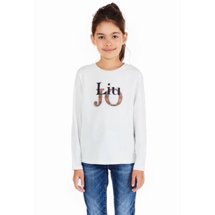 T-shirt Liu Jo Bambine e ragazze Bianco