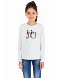 T-shirt Liu Jo Bambine e ragazze Bianco