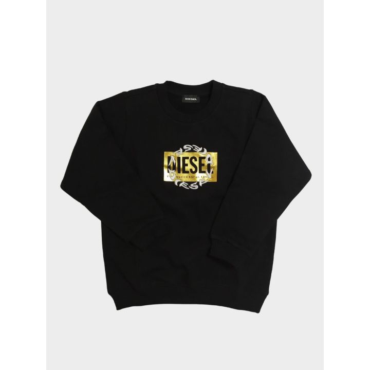 Felpa Diesel Bambini e ragazzi Nero - Autunno/Inverno