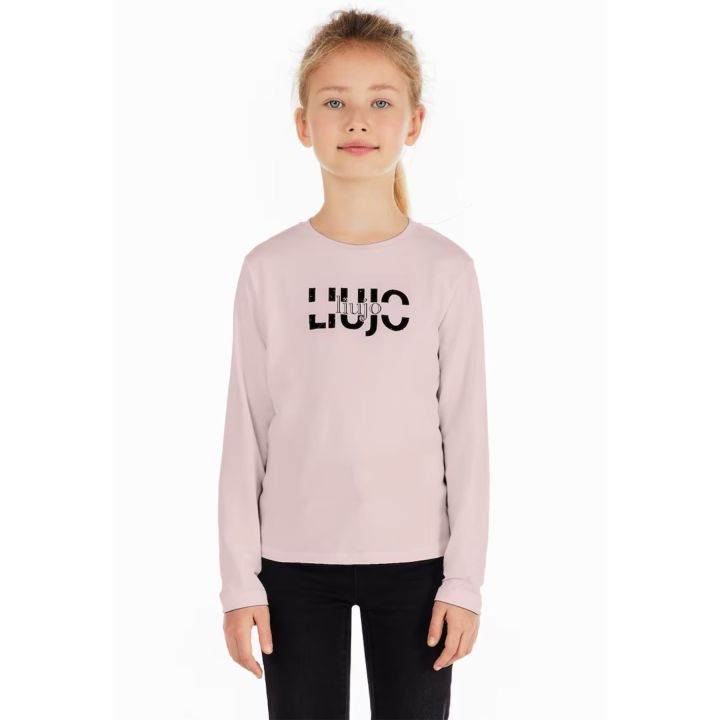T-shirt Liu Jo Bambine e ragazze Rosa - Continuativa