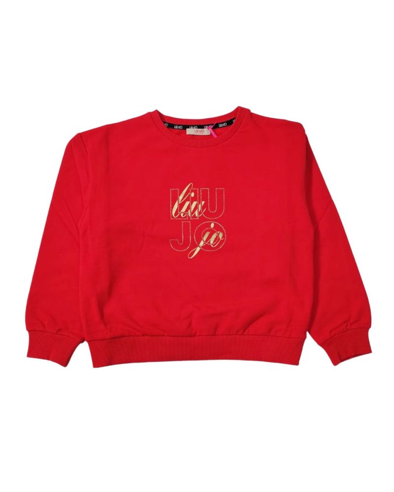 Felpa Liu Jo Bambine e ragazze Rosso