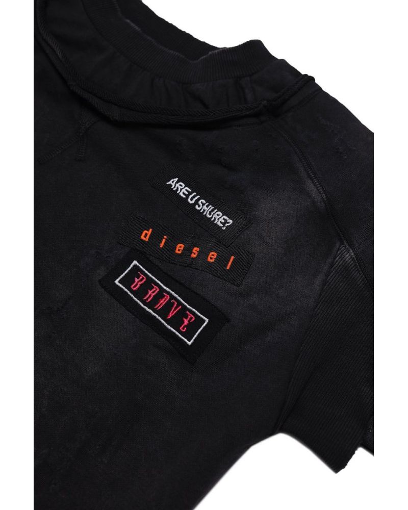 Felpa Diesel Bambini e ragazzi Grigio - Autunno/Inverno