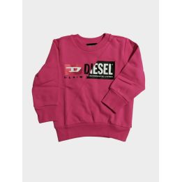 Felpa Diesel Bambine e ragazze Fucsia - Autunno/Inverno