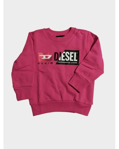 Felpa Diesel Bambine e ragazze Fucsia - Autunno/Inverno