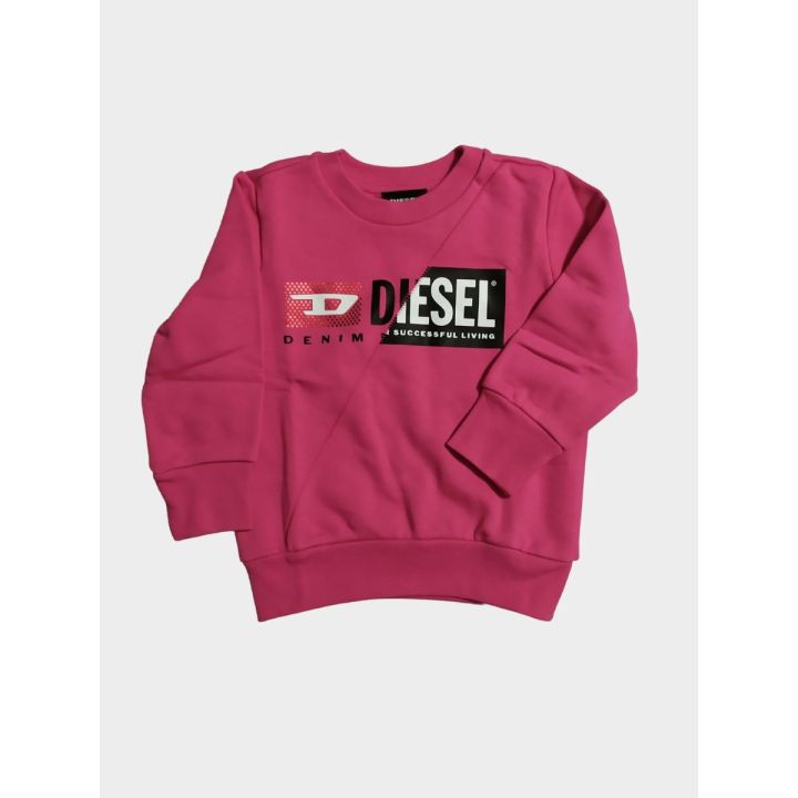 Felpa Diesel Bambine e ragazze Fucsia - Autunno/Inverno
