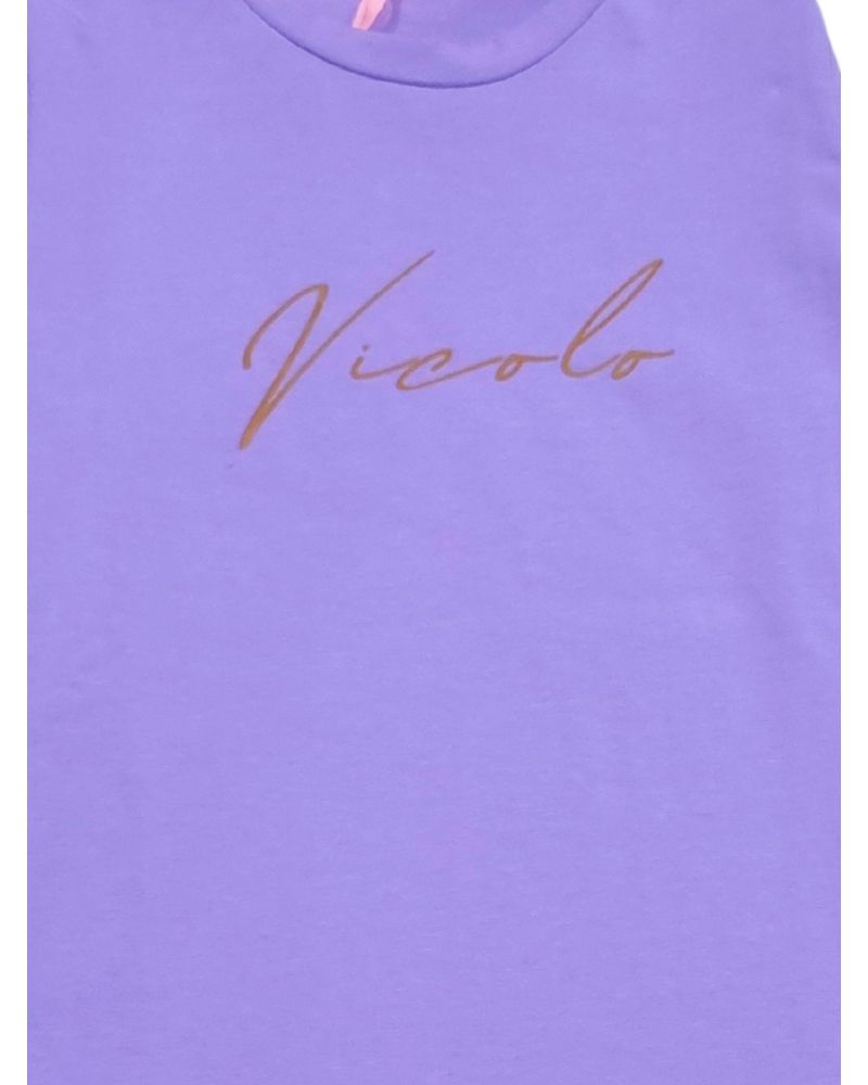 T-shirt Vicolo Bambine e ragazze Viola - Autunno/Inverno