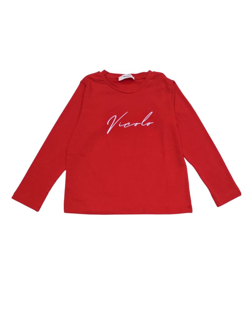 T-shirt Vicolo Bambine e ragazze Rosso