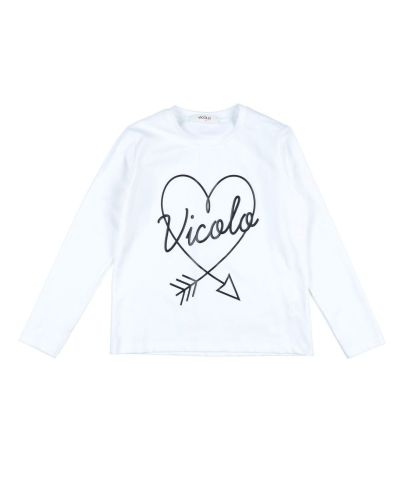 T-shirt Vicolo Bambine e ragazze Bianco